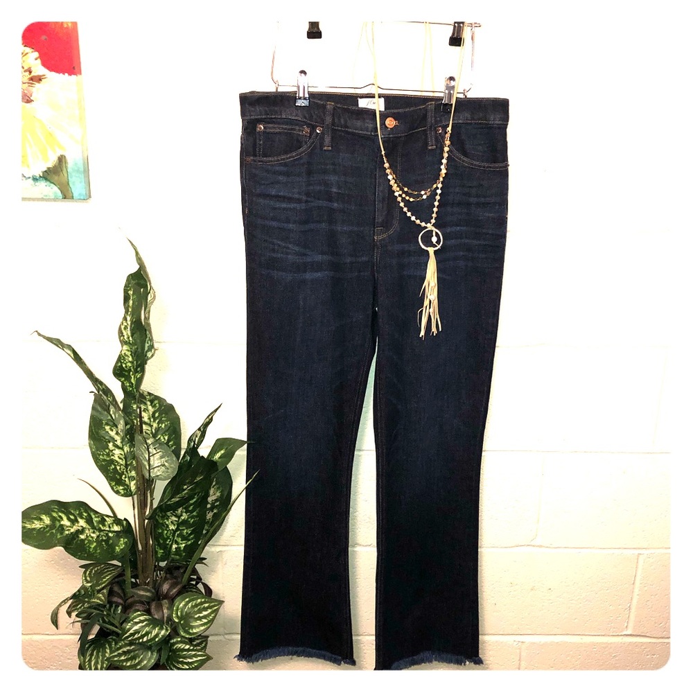 J crew Billie Demi cropped jeans tall size